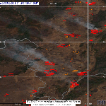 Fire situation in the Tomsk and Novosibirsk region and Alai Territory 19.04.2011