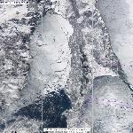 Динамика ледовой обстановки в Татарском проливе