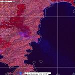 Пожар в Приморском крае 31.03.2012, Landsat 01:51 GMT